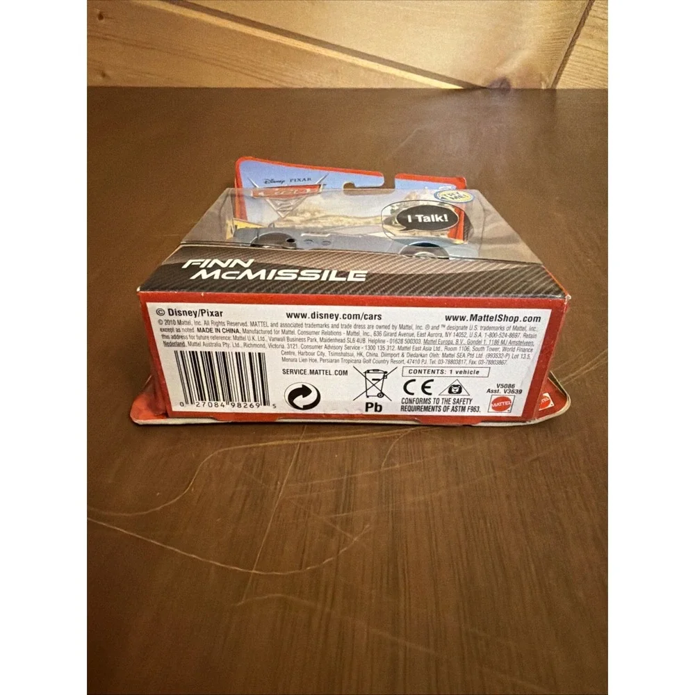 Disney Pixar Cars Finn Mcmissile Lights & Sounds 2010 Mattel